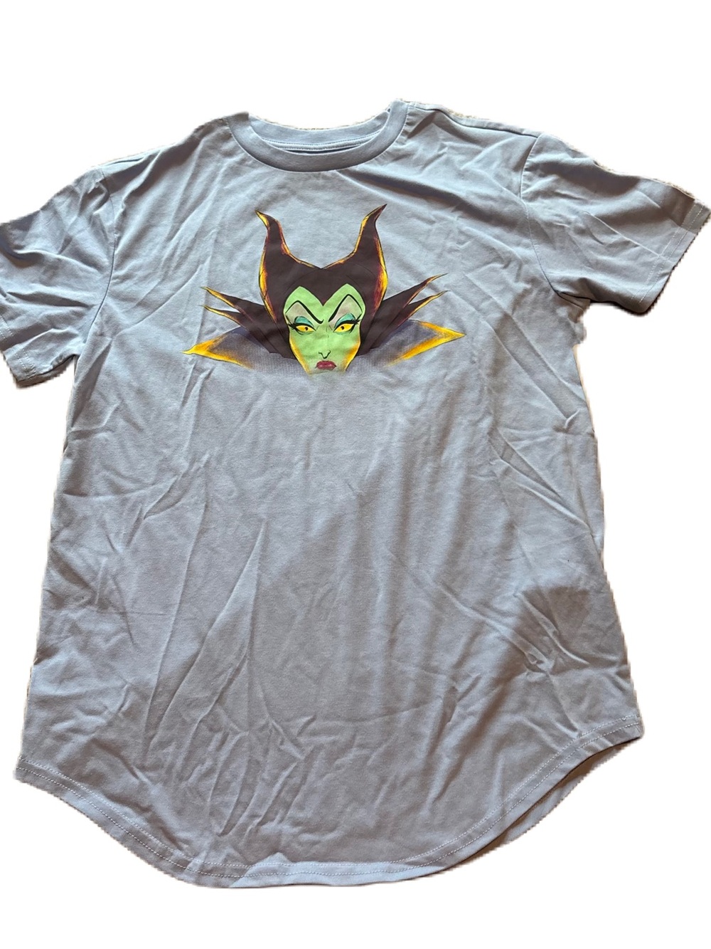 Disney Maleficent T-shirt Small NEW Blue Villain Store World Land Cruise